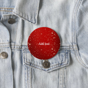 Template - Christmas Red Twinkle Button
