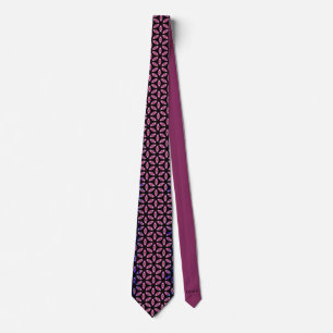 Template Cozy Burgundy Art Diamond Pattern Krawatte