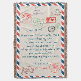 Template Custom Text Sherpa Blanket - Wir Liebe Si Decke