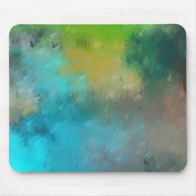 Template Farbenfrohe Abstrakte Kunst Mousepad (Vorne)