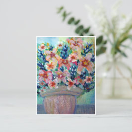 Template Fine Art Postcard Original Liebe Bouquet Postkarte