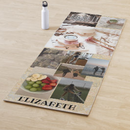 Template Foto Collage Individuelle Name Niedlich Yogamatte