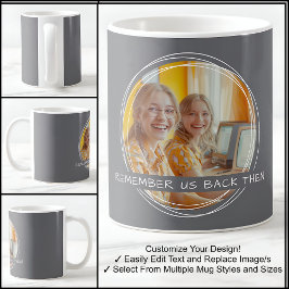 Template Foto Message Keepake Friends Gray C19 Kaffeetasse