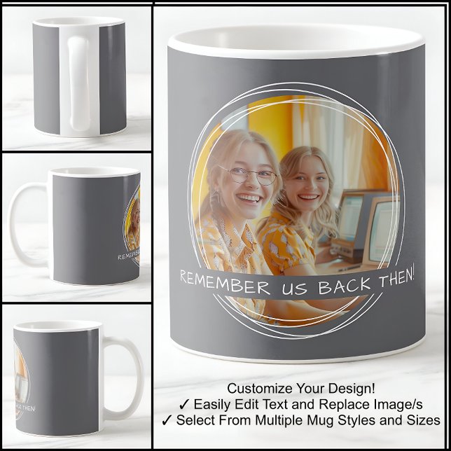Template Foto Message Keepake Friends Gray C19 Kaffeetasse (Von Creator hochgeladen)