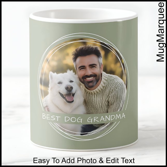 Template Foto Message Keepake Oma Green C22 Kaffeetasse (Von Creator hochgeladen)