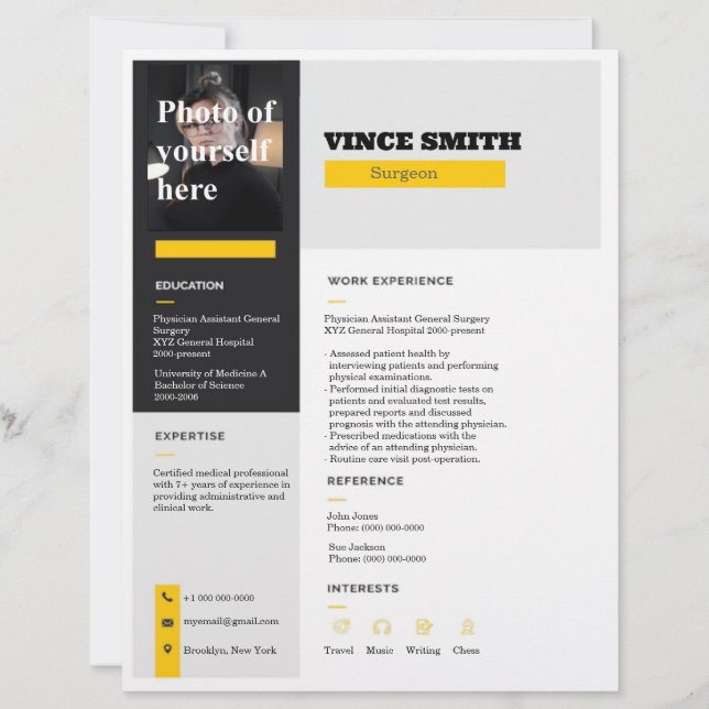 Template für die individuell anpassbare Menge mit  Briefbogen (Vorderseite)