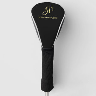 Template Gold Monogram Best Create your own Golf Headcover