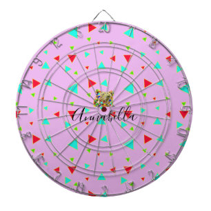 Template Grizzle Bear Pink Muster Dartscheibe