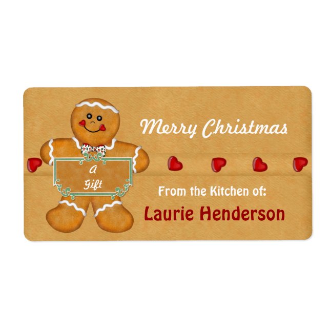 Template Kitchen Label (Vorne)