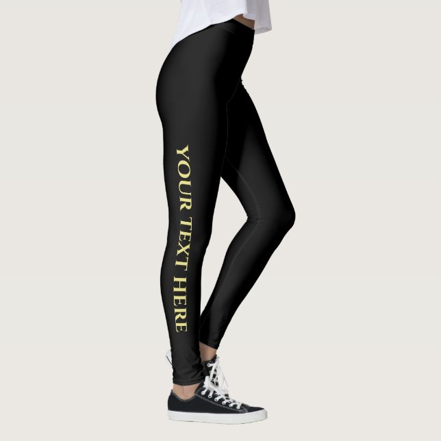 Template-Leggings hinzufügen Text-Logo hier elegan Leggings (Rechts)