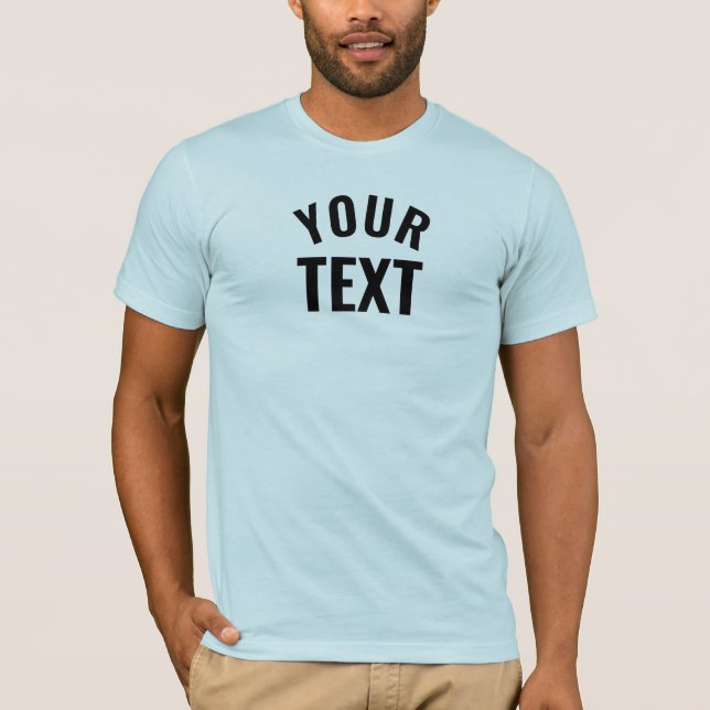 Template Mens Bella+Leinwände Short Sleeve Light B T-Shirt (Vorderseite)