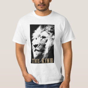 Template Modern Mens T Shirts Trendly Lion Face