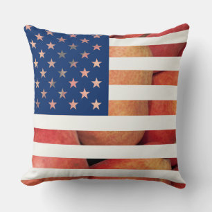 Template USA USA Birnenflagge Kissen