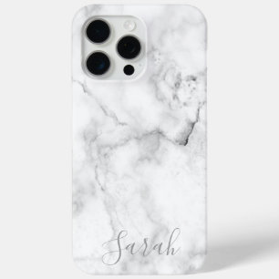 Template White Marble Muster iPhone Case