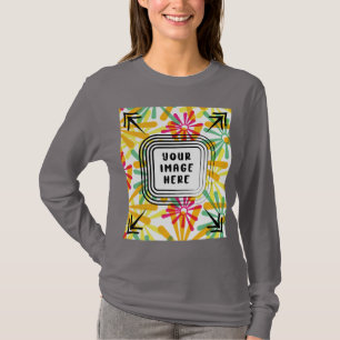 Template Women's Basic Long Sleeve Personalisiert T-Shirt