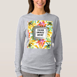 Template Women's Basic Long Sleeve Personalisiert T-Shirt