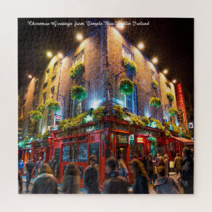 Temple Bar Dublin Irland. Jigsaw Puzzle