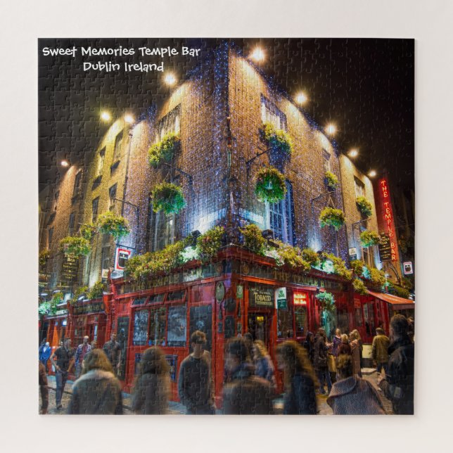 Temple Bar Dublin Irland. Jigsaw Puzzle (Vertikal)