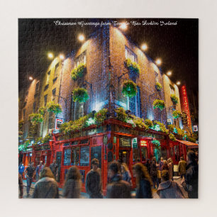 Temple Bar Dublin Irland. Jigsaw Puzzle