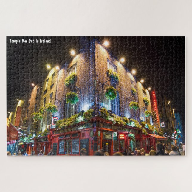 Temple Bar Dublin Irland. Puzzle (Horizontal)