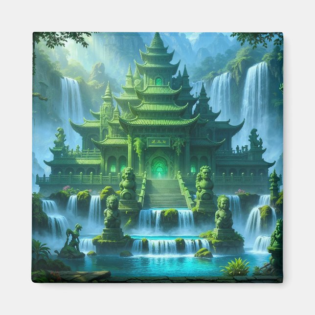 Temple Castle of the Secret Jade Throne Magnet (Vorne)
