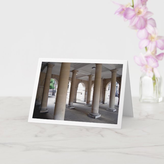 Temple Church, London, England Karte (Orchidee)