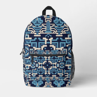 Temple Grid Bedruckter Rucksack