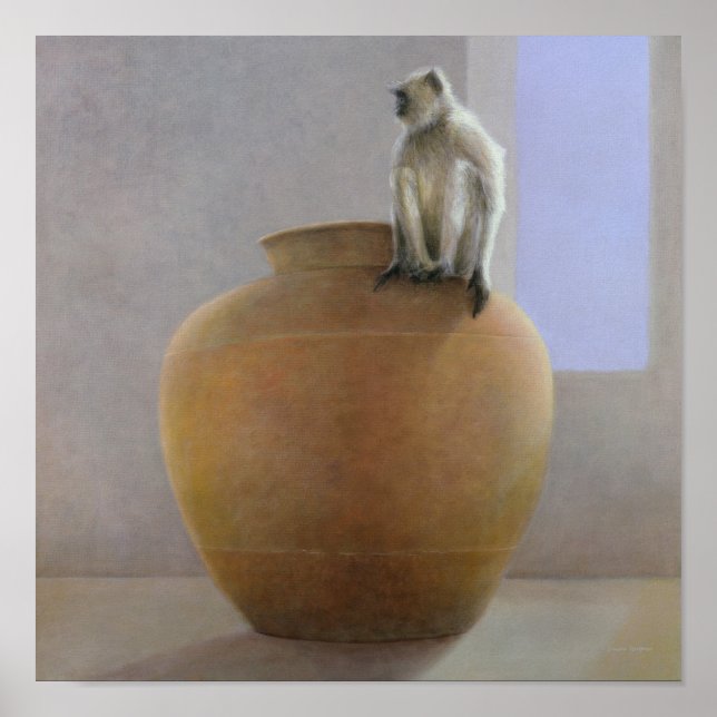 Temple Monkey Poster (Vorne)