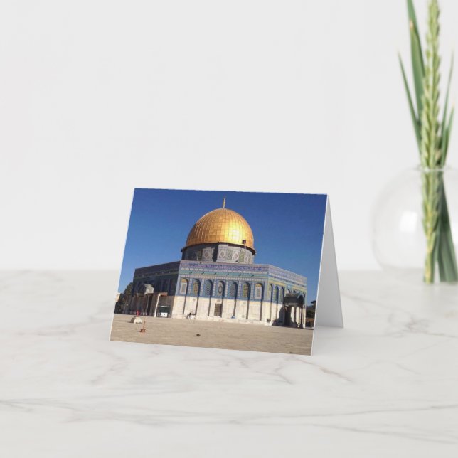 Temple Mount Dankeskarte (Vorderseite)