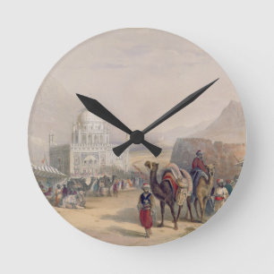 Temple of 'Ahmed Shauh', King of Afghanistan, Kand Runde Wanduhr