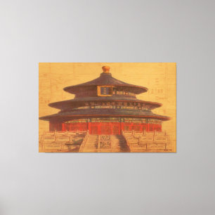 Temple Of Heaven Wrapped Canvas Leinwanddruck