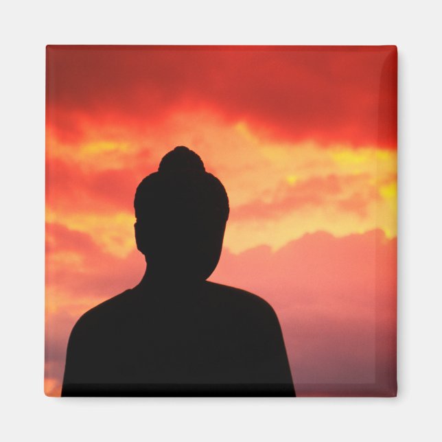 Temple Relic | Buddhistische Statue Magnet (Vorne)