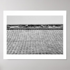 Temple Roof: Kyoto Poster