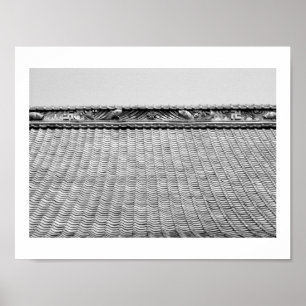 Temple Roof: Kyoto Poster