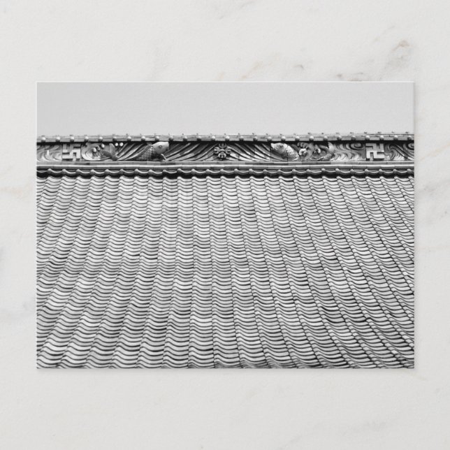 Temple Roof: Kyoto Postkarte (Vorderseite)