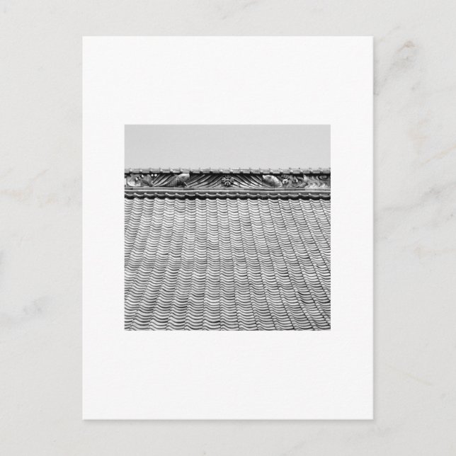 Temple Roof: Kyoto Postkarte (Vorderseite)