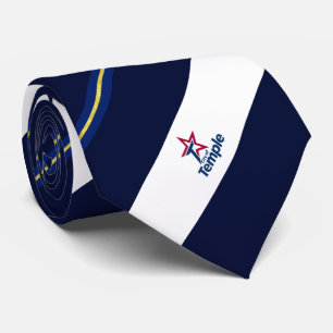 Temple (Texas) Stadtflagge Neck Tie Krawatte