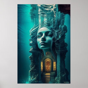Temple to Aurora - (mit Zeichnend Motherboard-Logo Poster