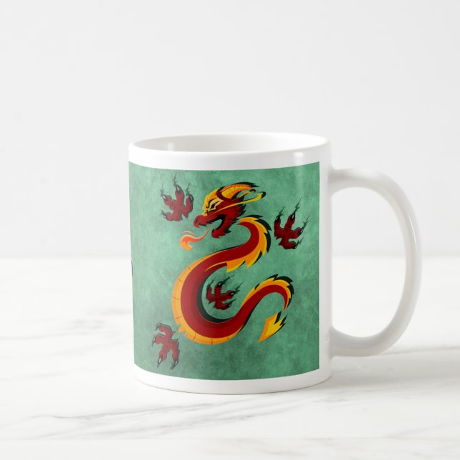 Templefortune Drache-Tasse Tasse (Rechts)