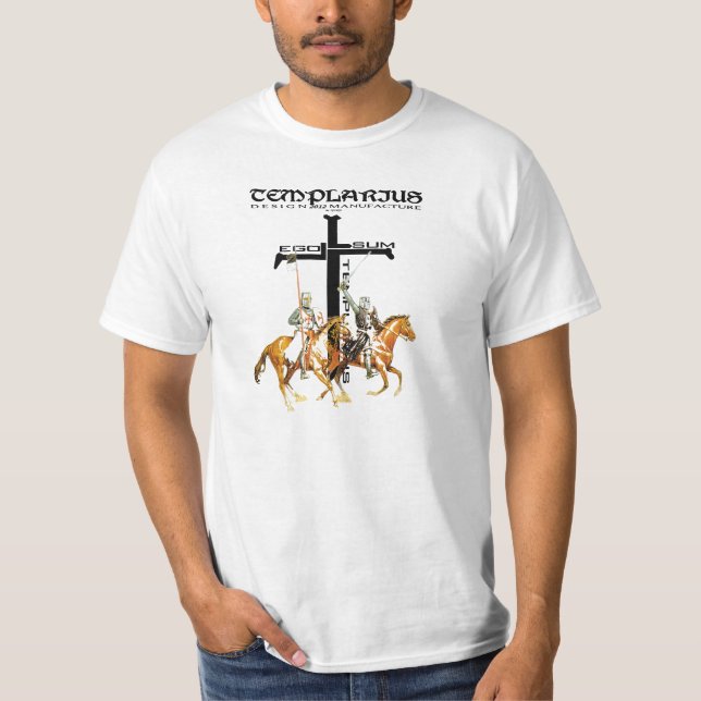 Templer Ego Sum Templarius Shirt Nr. 0815122013 (Vorderseite)