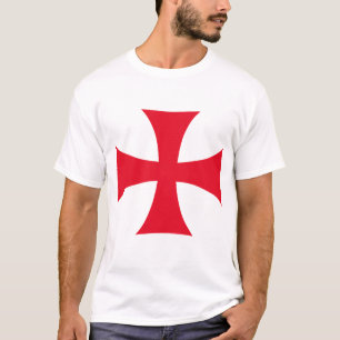 Templer-Kreuz-Kreuzritter-Christen-Männer-T-Shirt T-Shirt