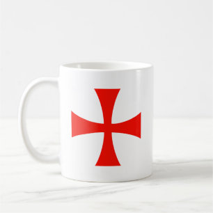 Templer-Ritter Rotkreuz-Kreuzfahrer-Mittelalter-Ka Kaffeetasse
