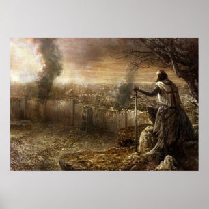 Templer vor Jeruzalem Poster