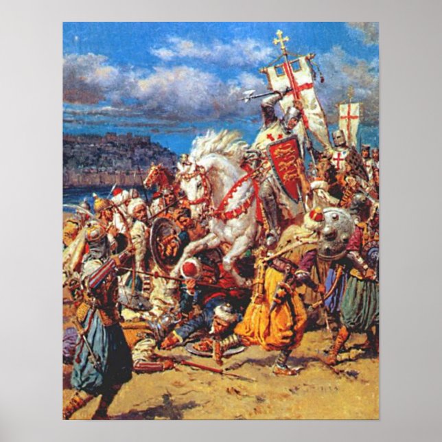 Templer vs. Sarazenen Poster (Vorne)