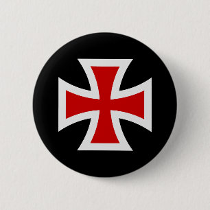 Templerkreuz Button