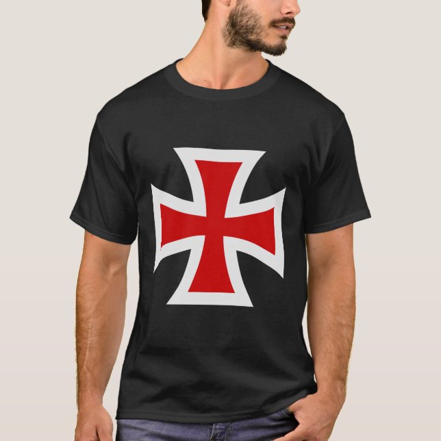 Templerkreuz T-Shirt (Vorderseite)