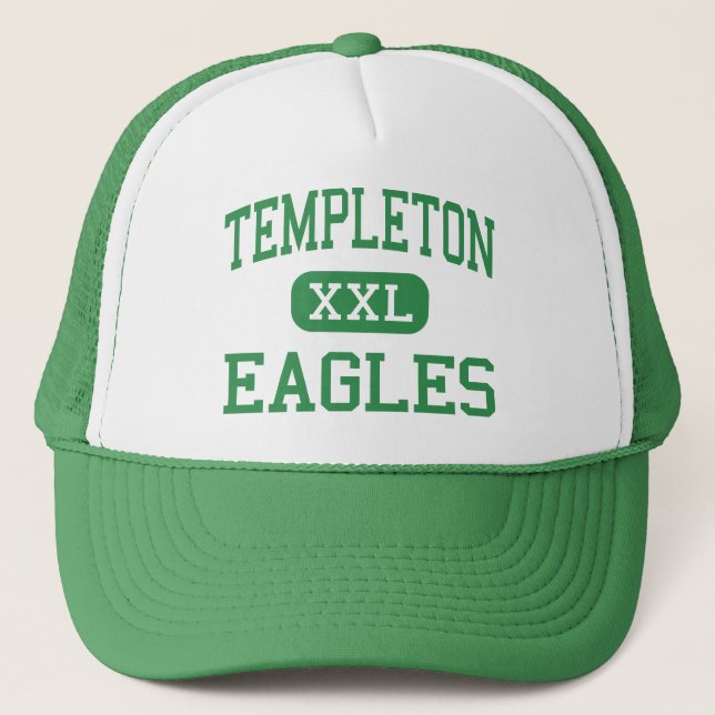 Templeton - Eagles - hoch - Templeton Kalifornien Truckerkappe (Vorderseite)