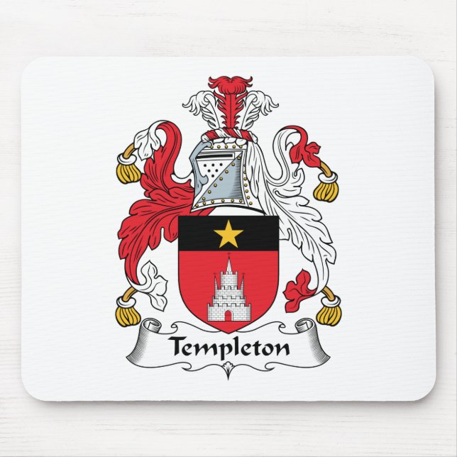 Templeton Familienwappen Mousepad (Vorne)