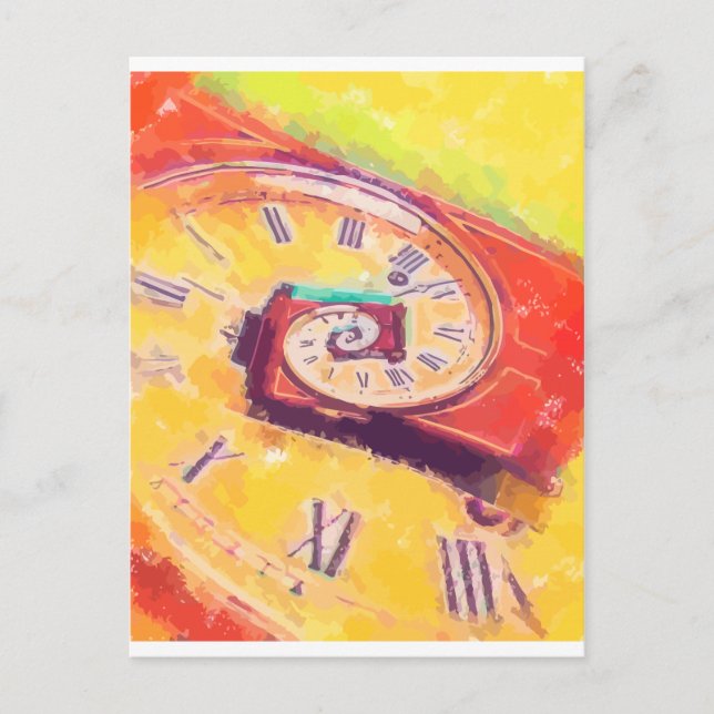 Tempo contínuo postkarte (Vorderseite)