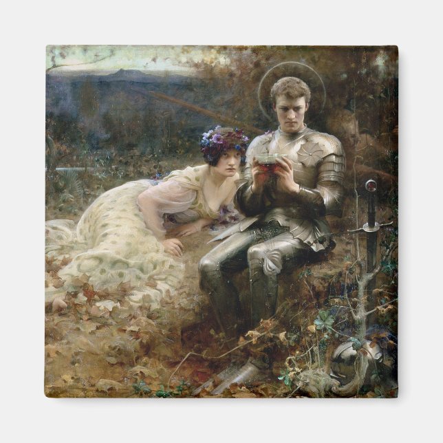 Tempo von Sir Percival (mittelalterlicher Ritter) Magnet (Vorne)